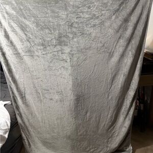 UGG Gray Plush Blanket